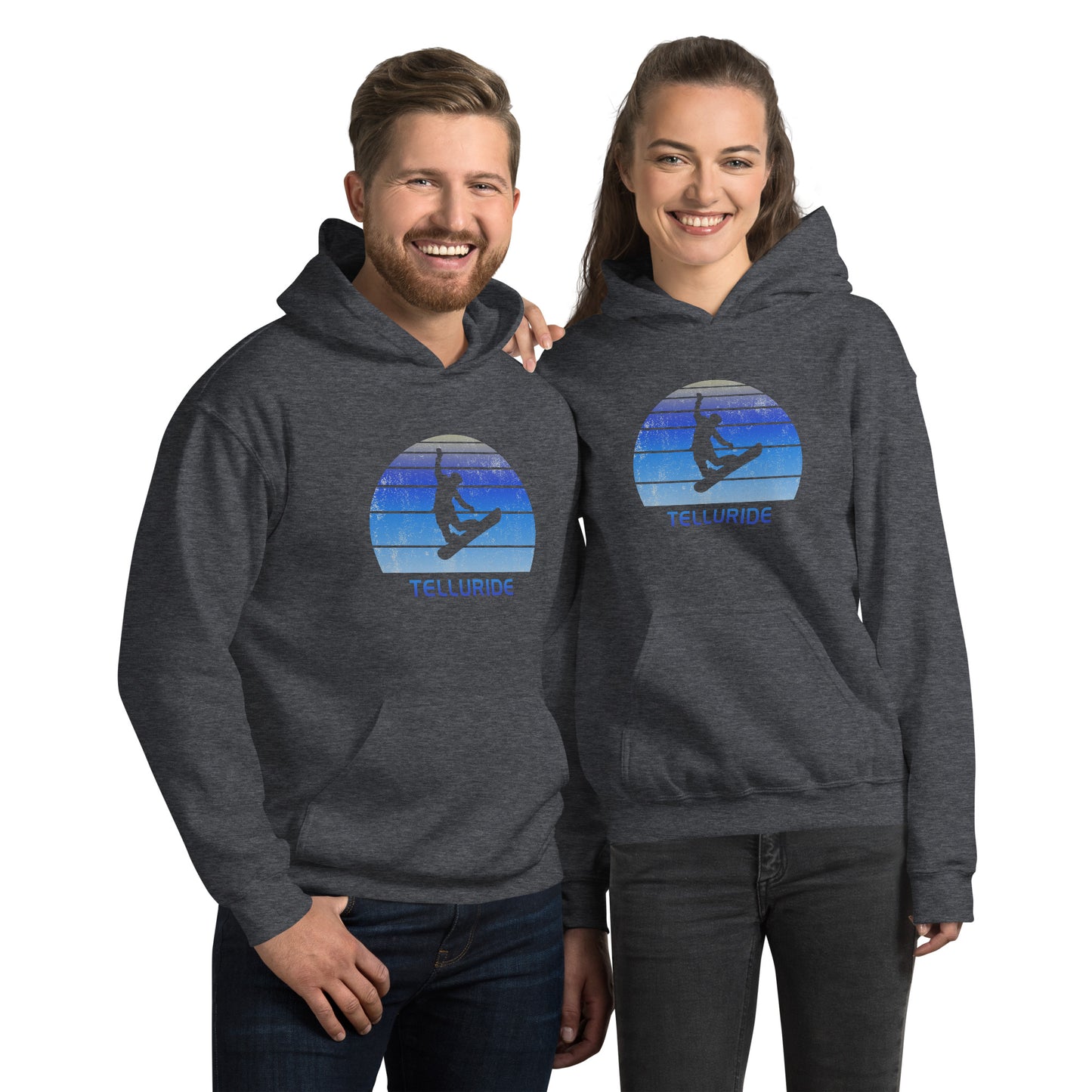 Retro Telluride Colorado Snowboarding Fan Unisex Hoodie Top Sweatshirt