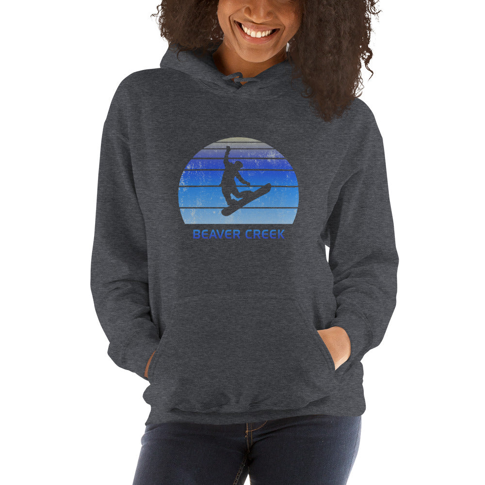 Retro Beaver Creek Colorado Snowboarding Fan Unisex Hoodie Top Sweatshirt