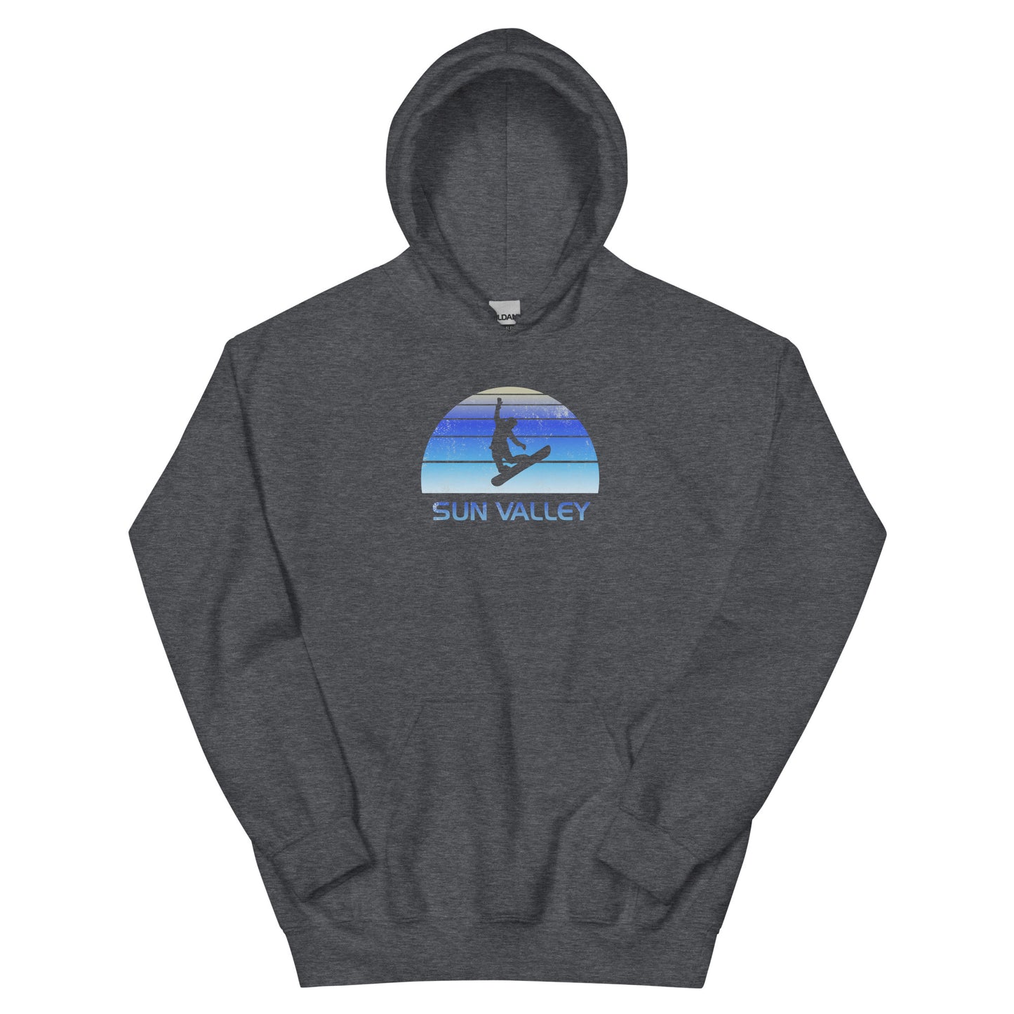 Vintage Sun Valley Idaho Snowboard Fan Ski Cool Unisex Hoodie Top Sweatshirt