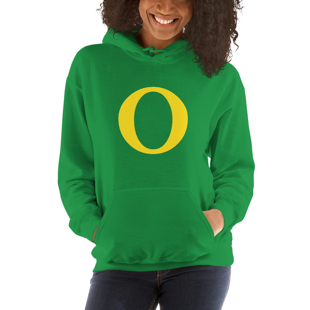 Oregon Letter O College Football Fan Unisex Hoodie Top Sweatshirt