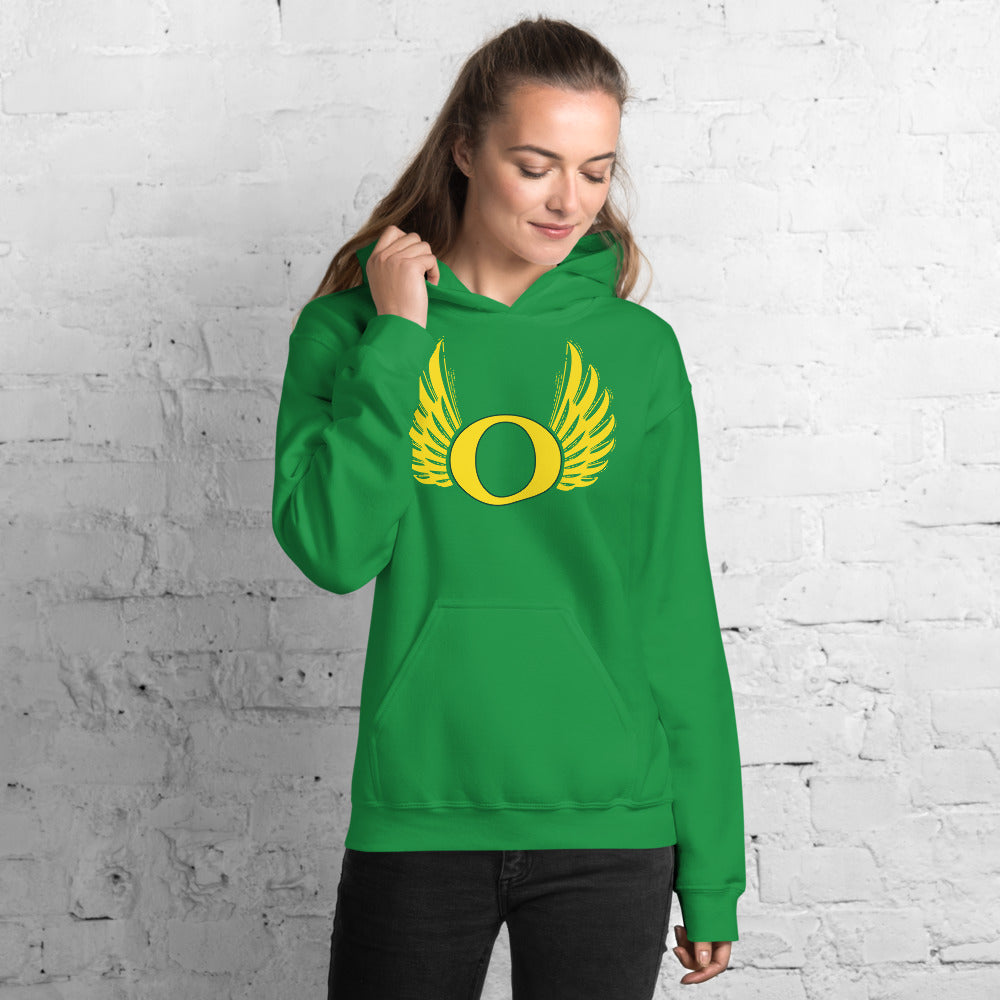 Oregon Letter O College Football Fan Unisex Hoodie Top Sweatshirt