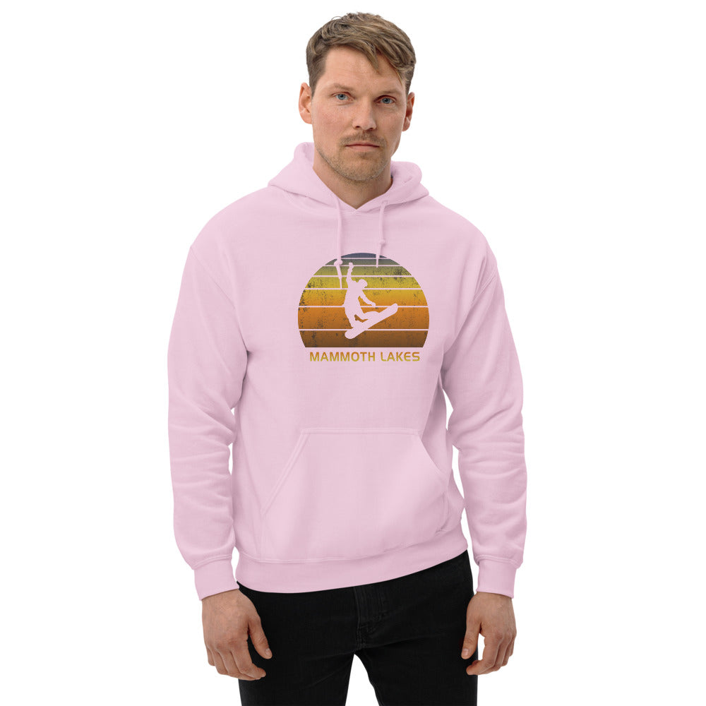 Retro Mammoth Lakes California Snowboarding Fan Unisex Hoodie Top Sweatshirt
