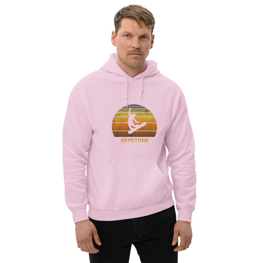 Retro Keystone Colorado Snowboarding Fan Unisex Hoodie Top Sweatshirt