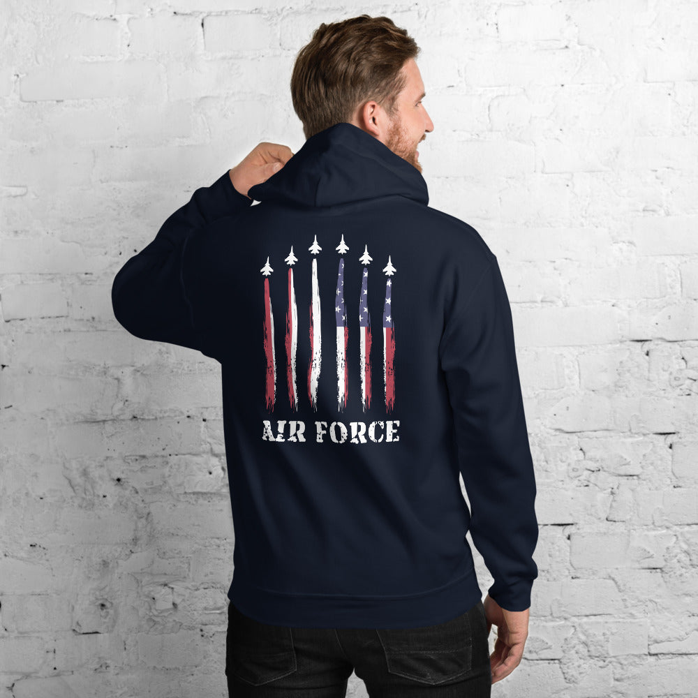 U.S. Air Force Military Service Active Retired Veteran Appreciation Unisex Hoodie Top Sweatshirt
