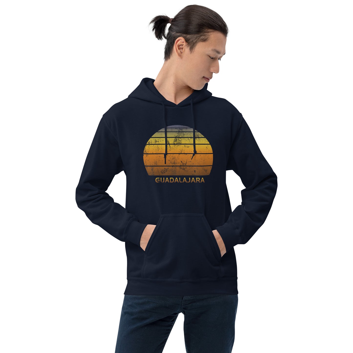 Retro Guadalajara Mexico Unisex Hoodie Top Sweatshirt