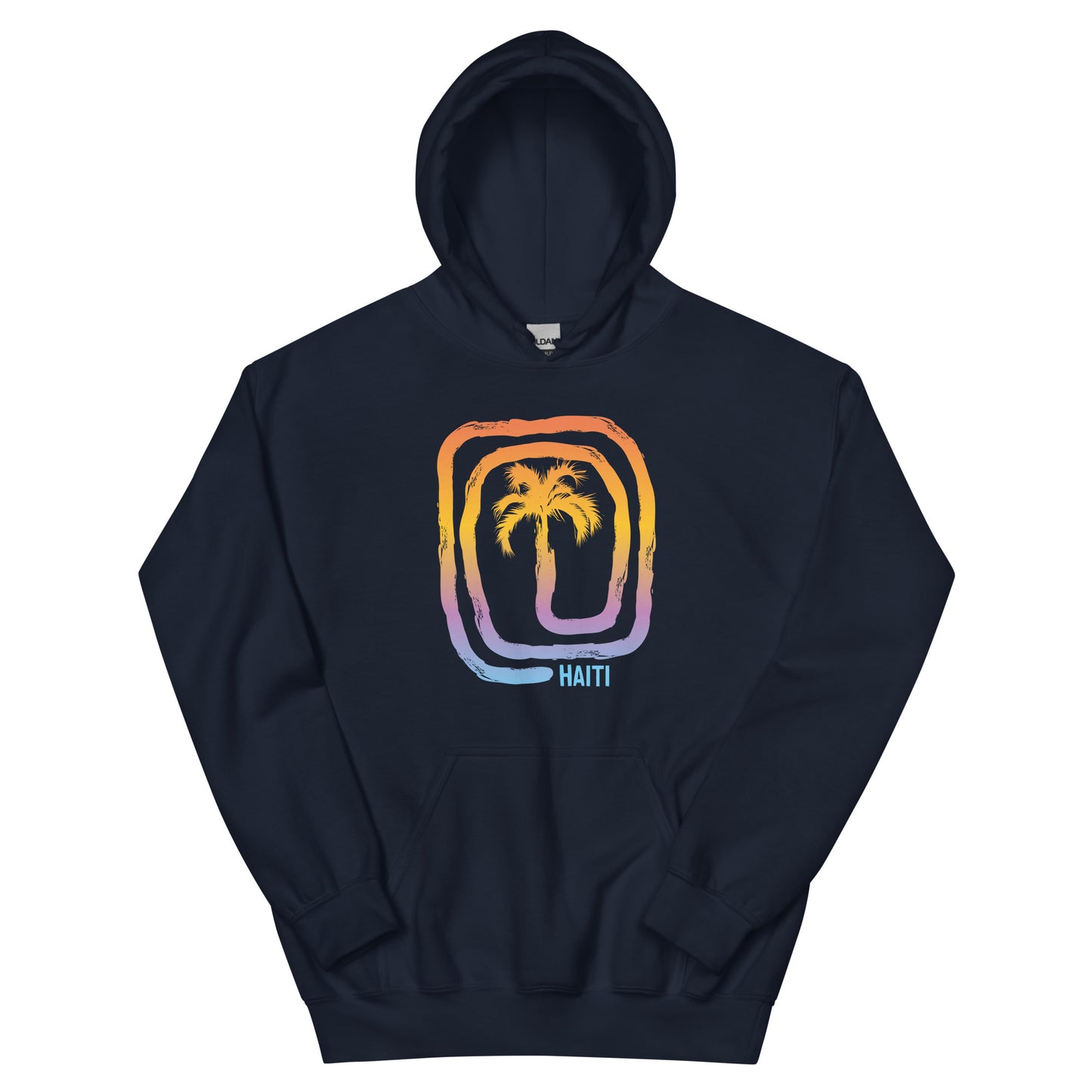 Cool Haiti Palm Tree Souvenir Vacation Unisex Hoodie Top Sweatshirt