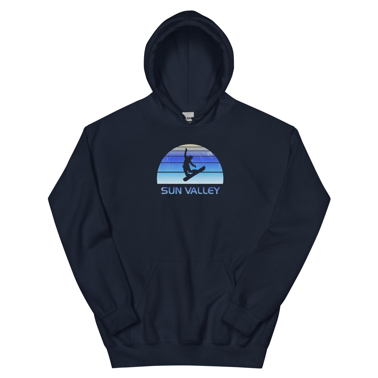 Vintage Sun Valley Idaho Snowboard Fan Ski Cool Unisex Hoodie Top Sweatshirt