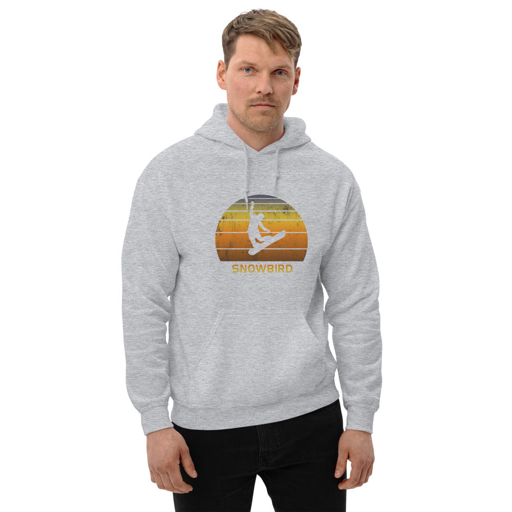 Retro Snowbird Utah Snowboarding Fan Unisex Hoodie Top Sweatshirt