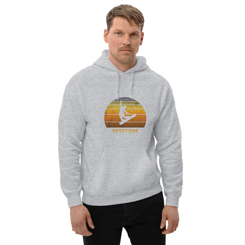 Retro Keystone Colorado Snowboarding Fan Unisex Hoodie Top Sweatshirt