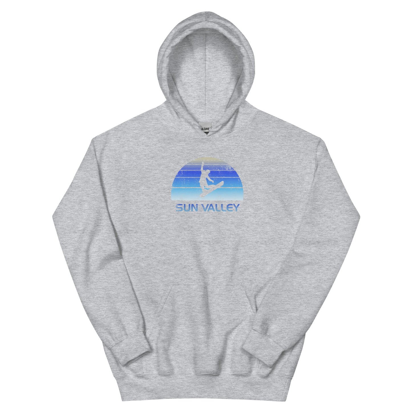 Vintage Sun Valley Idaho Snowboard Fan Ski Cool Unisex Hoodie Top Sweatshirt
