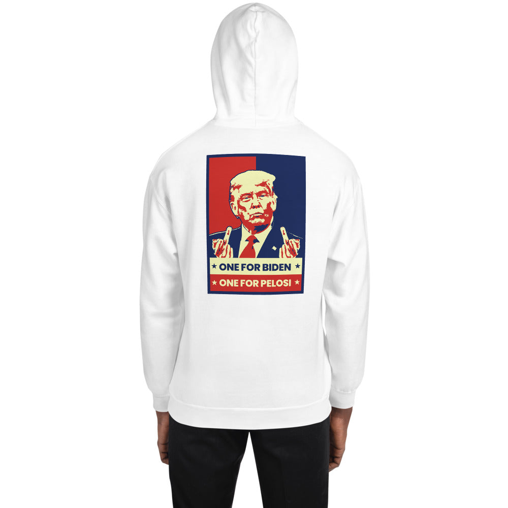 Anti Pelosi Joe Biden MAGA Pro Trump 2024 Supporter Republican Funny Political Unisex Hoodie Top Sweatshirt
