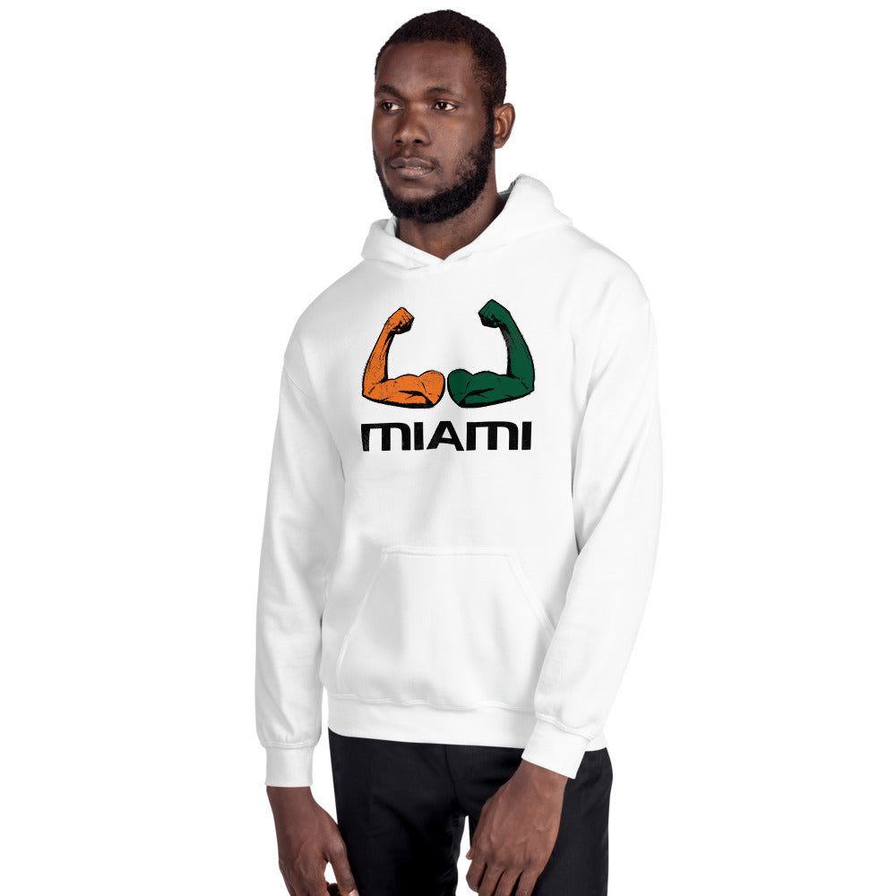Miami 305 Area Code Native College Football Fan Unisex Hoodie Top Sweatshirt