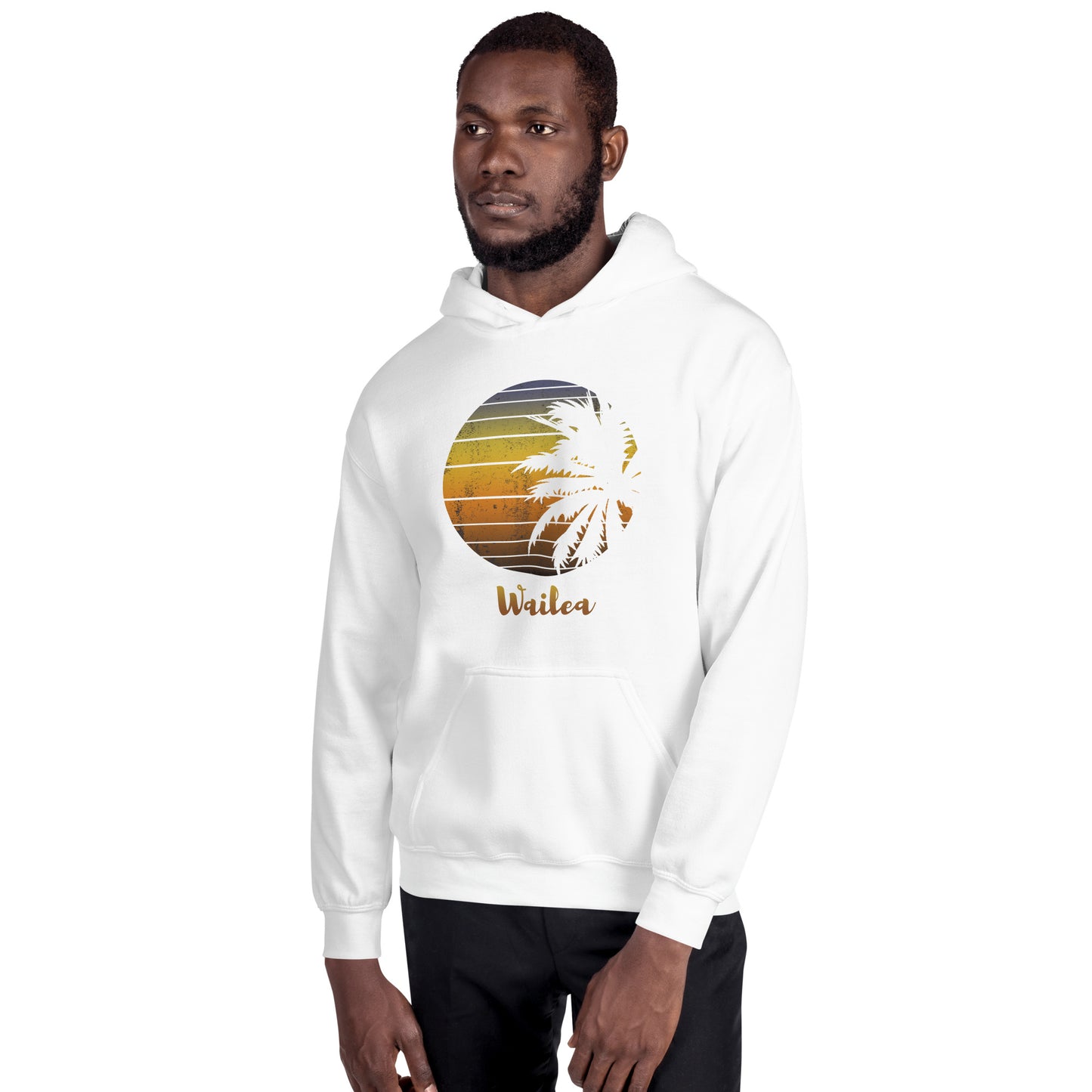 Retro Wailea Maui Hawaii Hawaiian Beach Vacation Souvenir Unisex Hoodie Top Sweatshirt