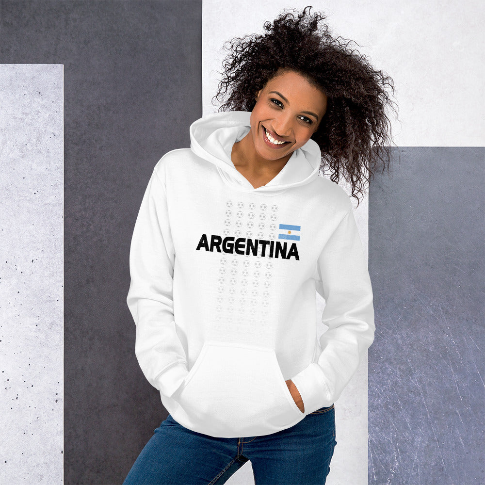 Argentina National Soccer Football Team Fan Unisex Hoodie Top Sweatshirt