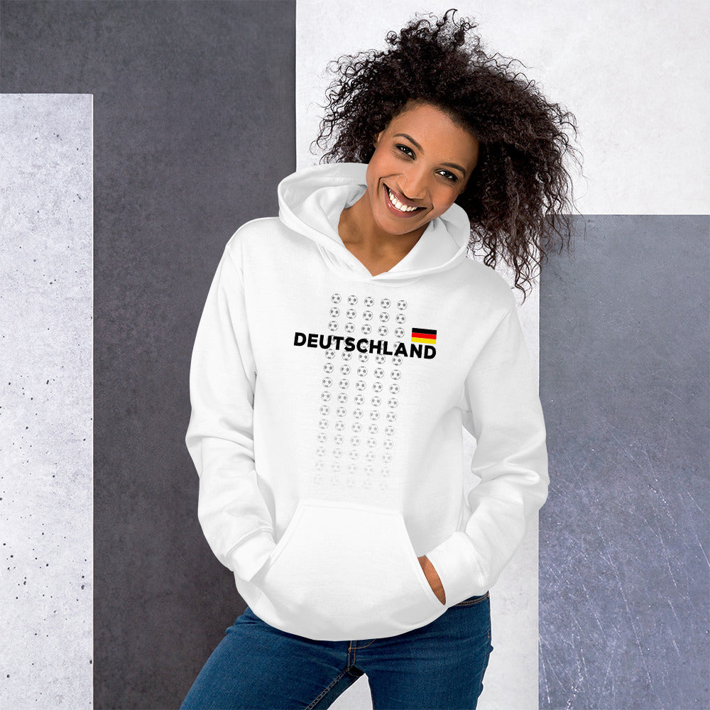 Deutschland National Soccer Football Team German Fan Unisex Hoodie Top Sweatshirt