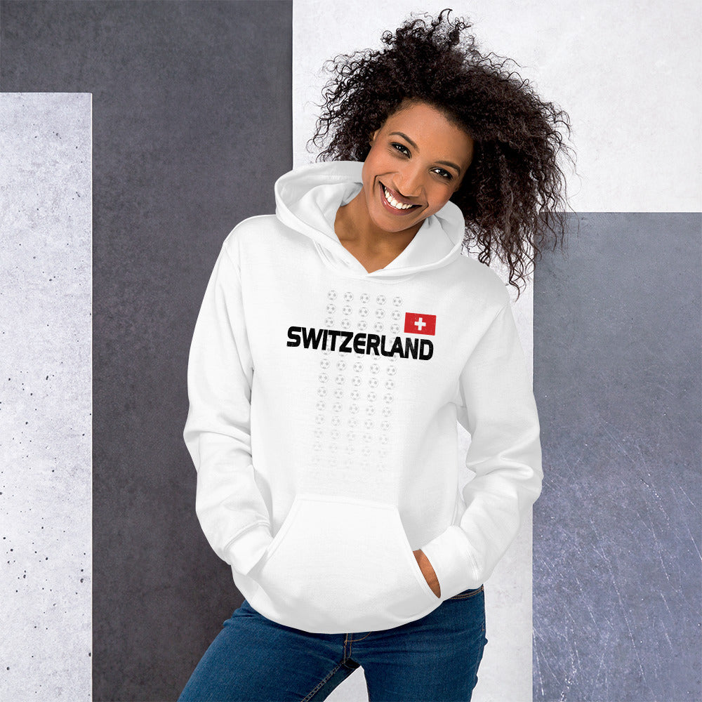 Swiss National Soccer Football Team Switzerland Fan Unisex Hoodie Top Sweatshirt
