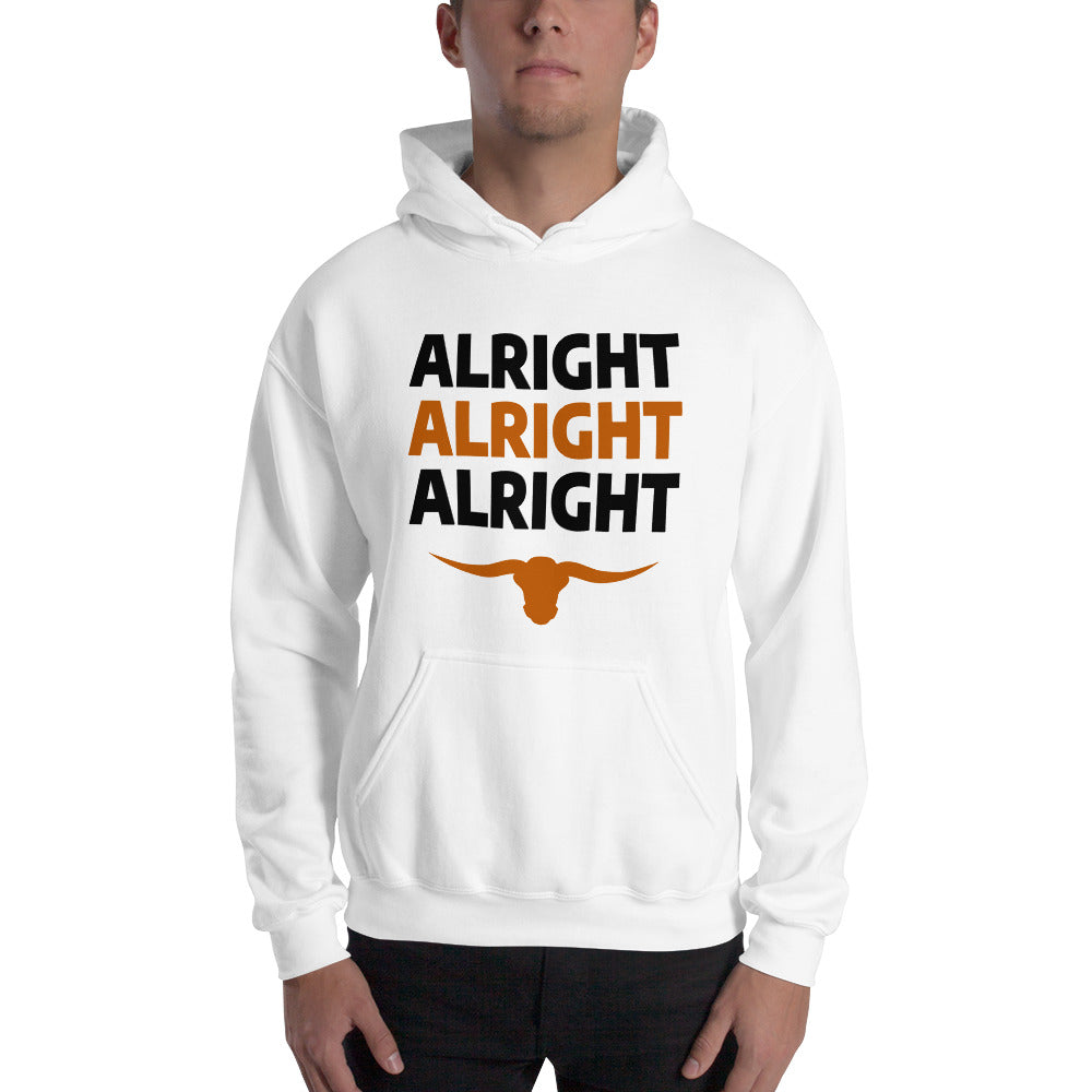 Alright Alright Alright Texas Fan College Football Unisex Hoodie Top Sweatshirt