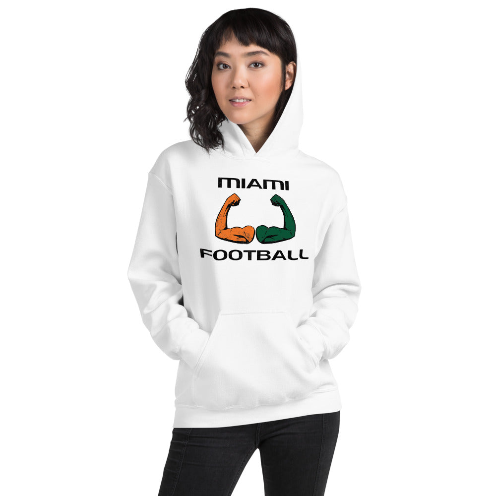 Funny Miami Native 305 Area Code College Football Fan Unisex Hoodie Top Sweatshirt