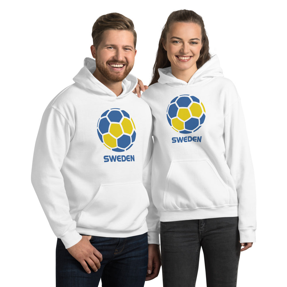 Sweden National Soccer Team Football Pride Country Flag Unisex Hoodie Top Sweatshirt