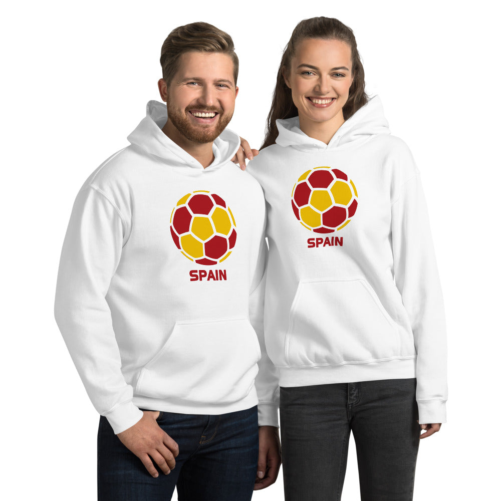 Spain National Soccer Team Football Pride Country Flag Unisex Hoodie Top Sweatshirt