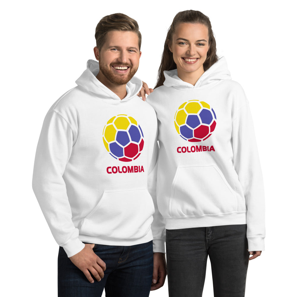 Colombia National Soccer Team Football Pride Country Flag Unisex Hoodie Top Sweatshirt