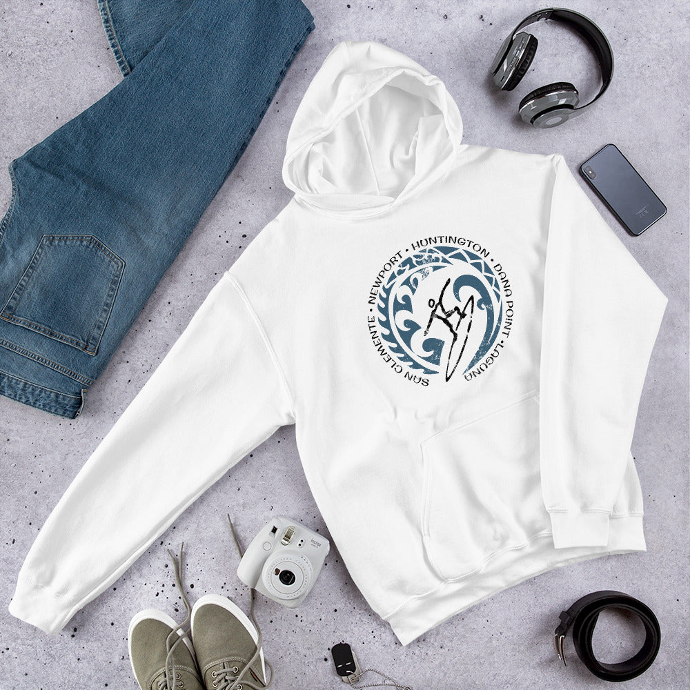 Cool Orange County California Surf Surfing Fan Unisex Hoodie Top Sweatshirt
