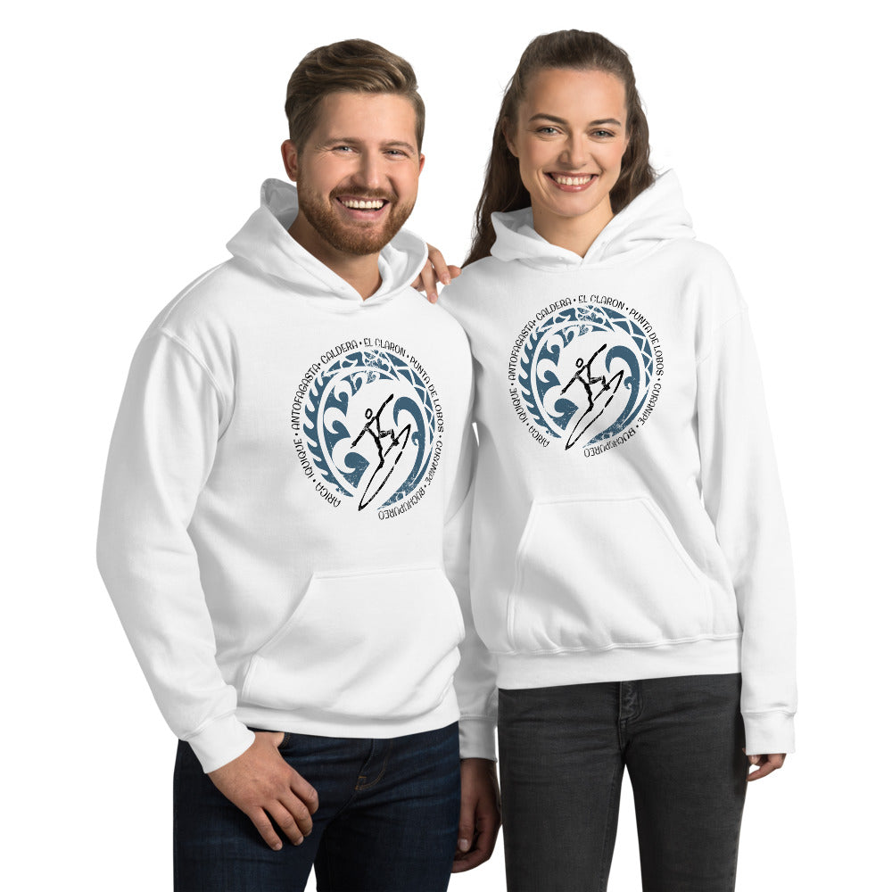 Cool Chile Surf Surfing Fan Unisex Hoodie Top Sweatshirt