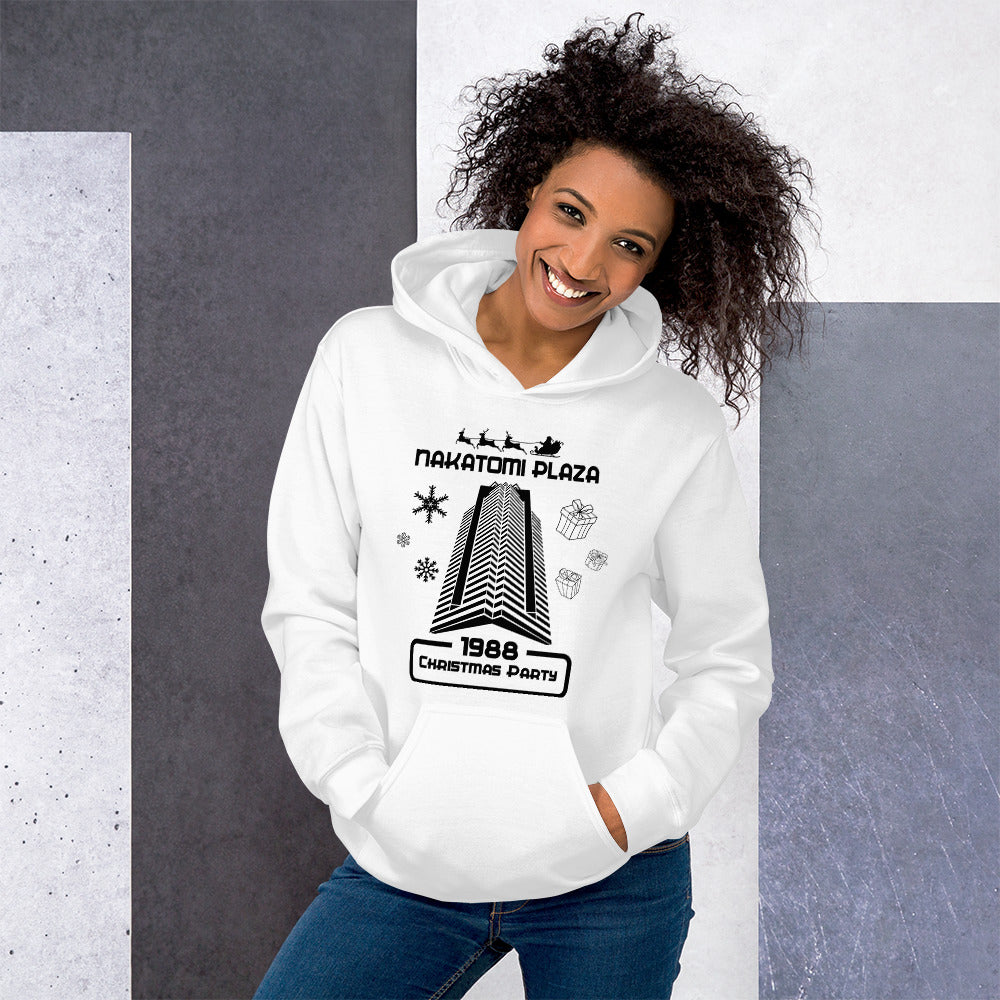 Funny Nakatomi Plaza Christmas Party Parody Joke Unisex Hoodie Top Sweatshirt