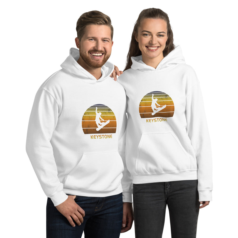 Retro Keystone Colorado Snowboarding Fan Unisex Hoodie Top Sweatshirt