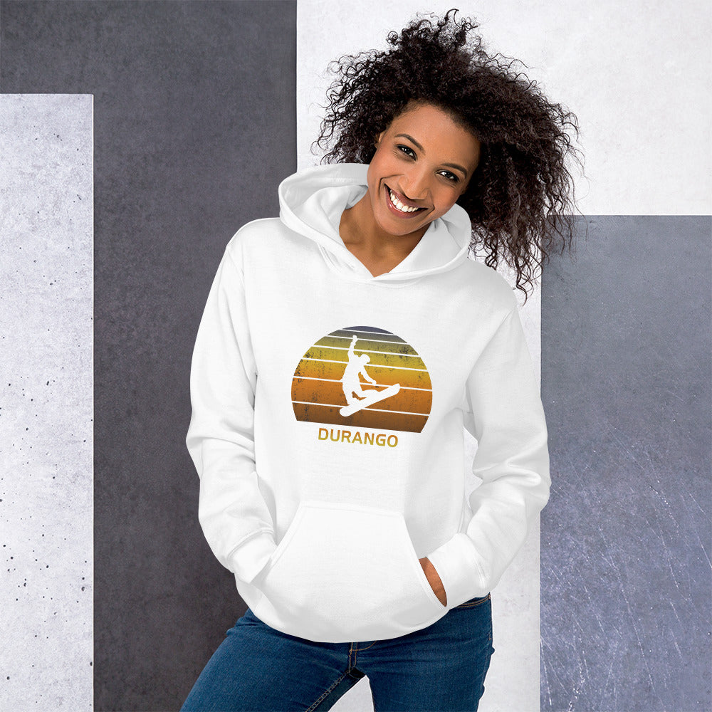 Retro Durango Colorado Snowboarding Fan Unisex Hoodie Top Sweatshirt