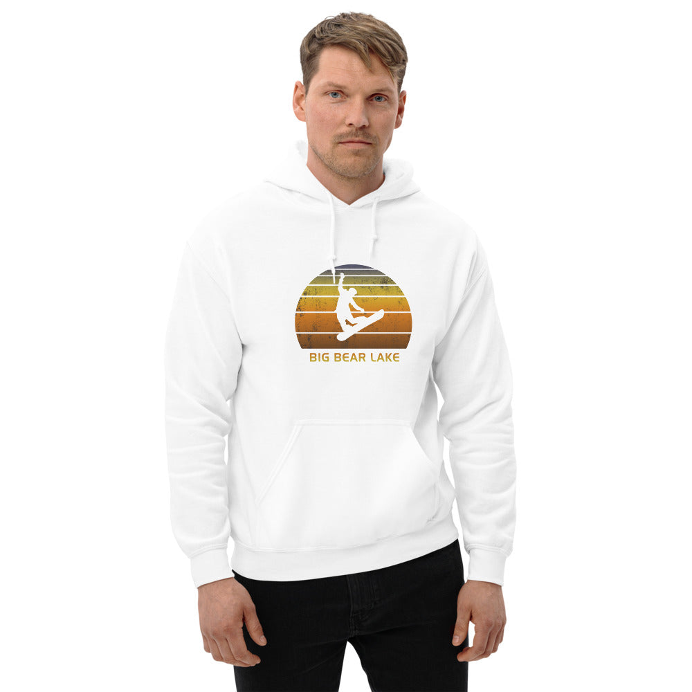 Retro Big Bear Lake California Snowboarding Fan Unisex Hoodie Top Sweatshirt