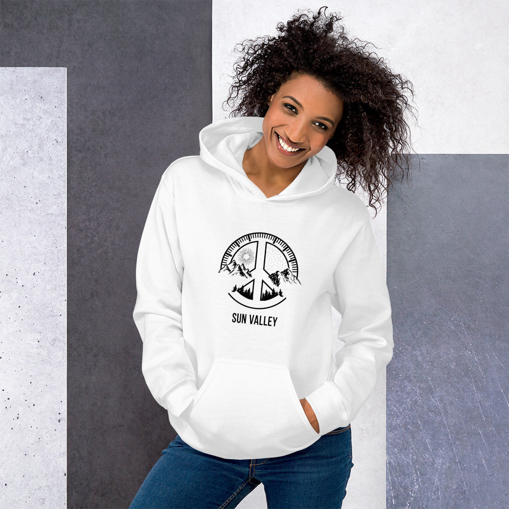 Cool Sun Valley Idaho Outdoors Fan Nature Lover Ski Unisex Hoodie Top Sweatshirt