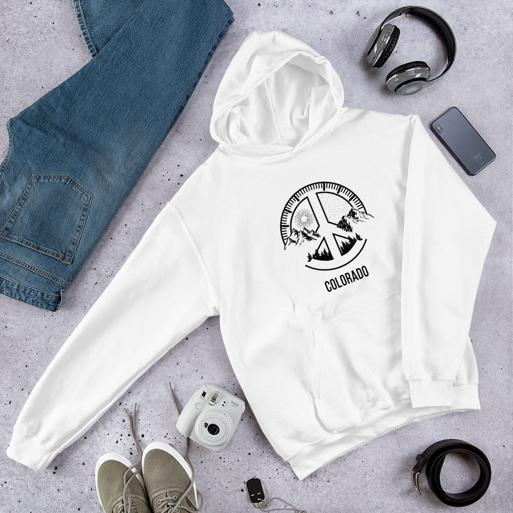 Cool Colorado Outdoors Fan Nature Lover Ski Unisex Hoodie Top Sweatshirt
