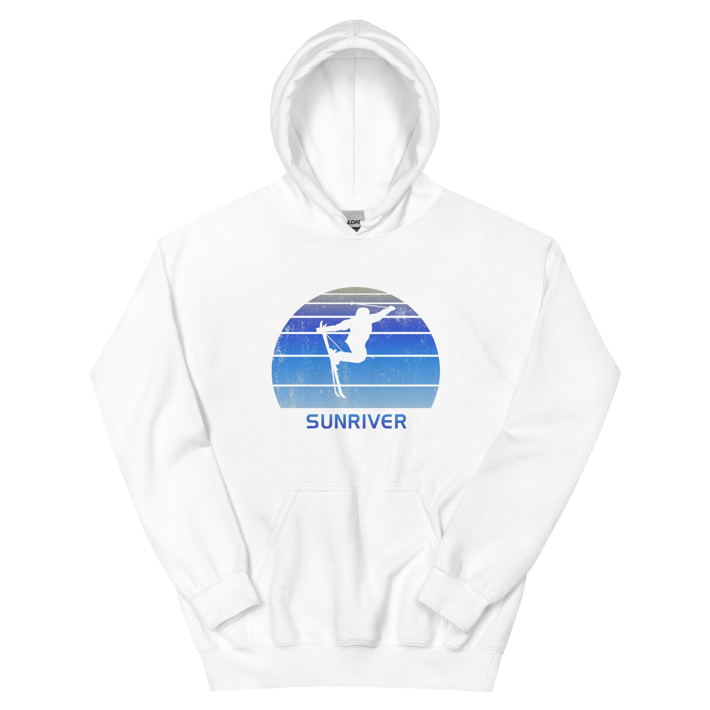 Retro Sunriver Oregon Skiing Fan Unisex Hoodie Top Sweatshirt