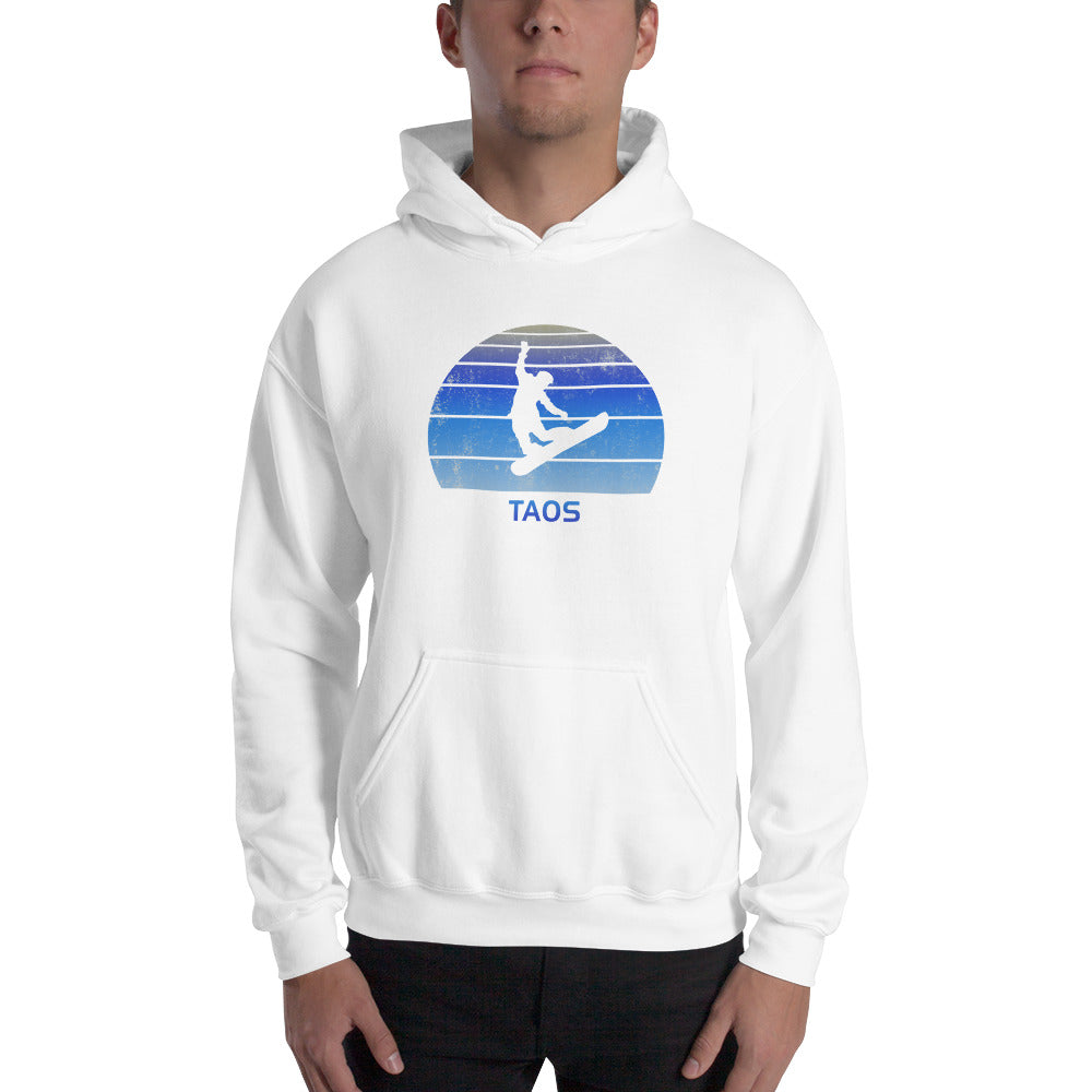 Retro Taos New Mexico Snowboarding Fan Unisex Hoodie Top Sweatshirt