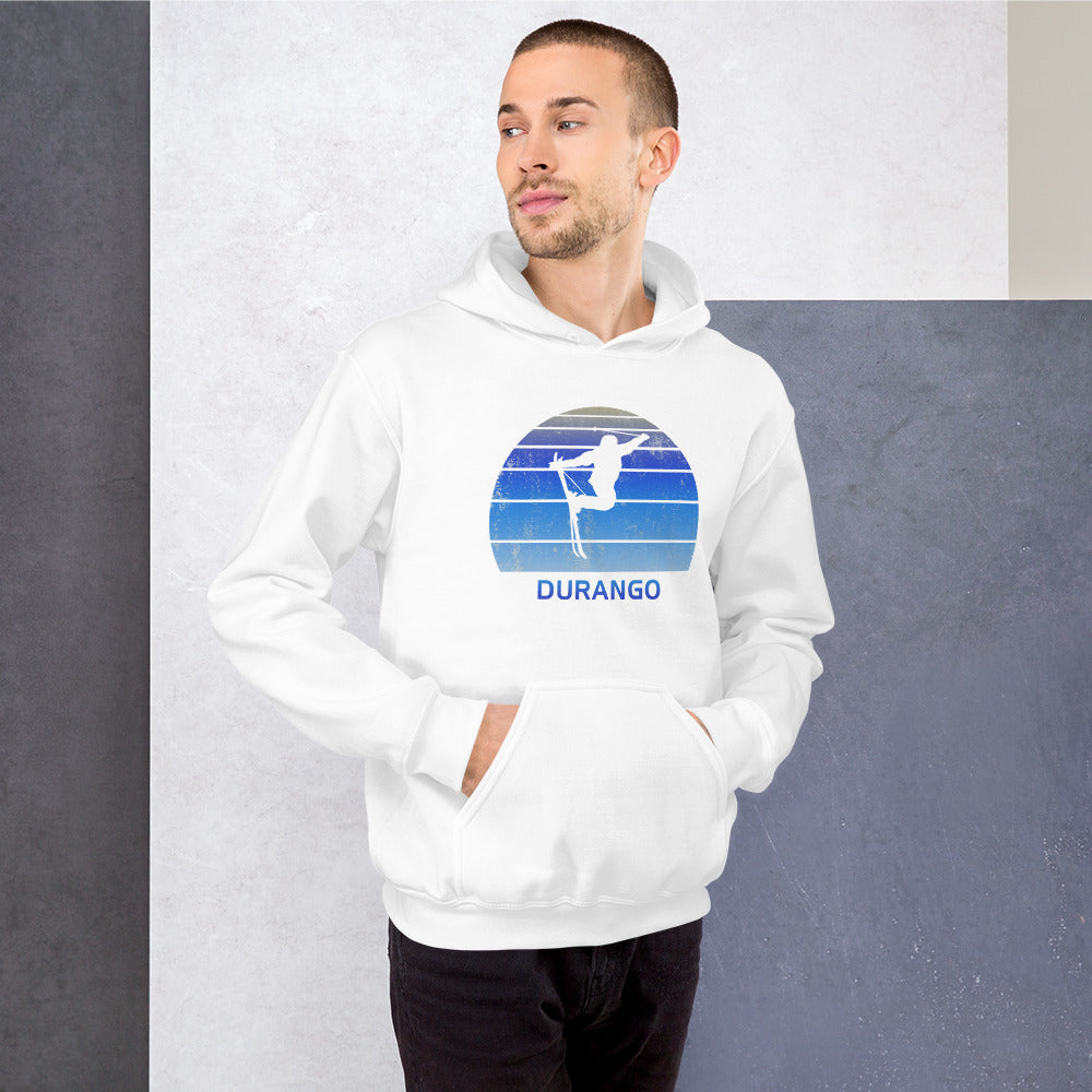 Retro Durango Colorado Skiing Fan Unisex Hoodie Top Sweatshirt