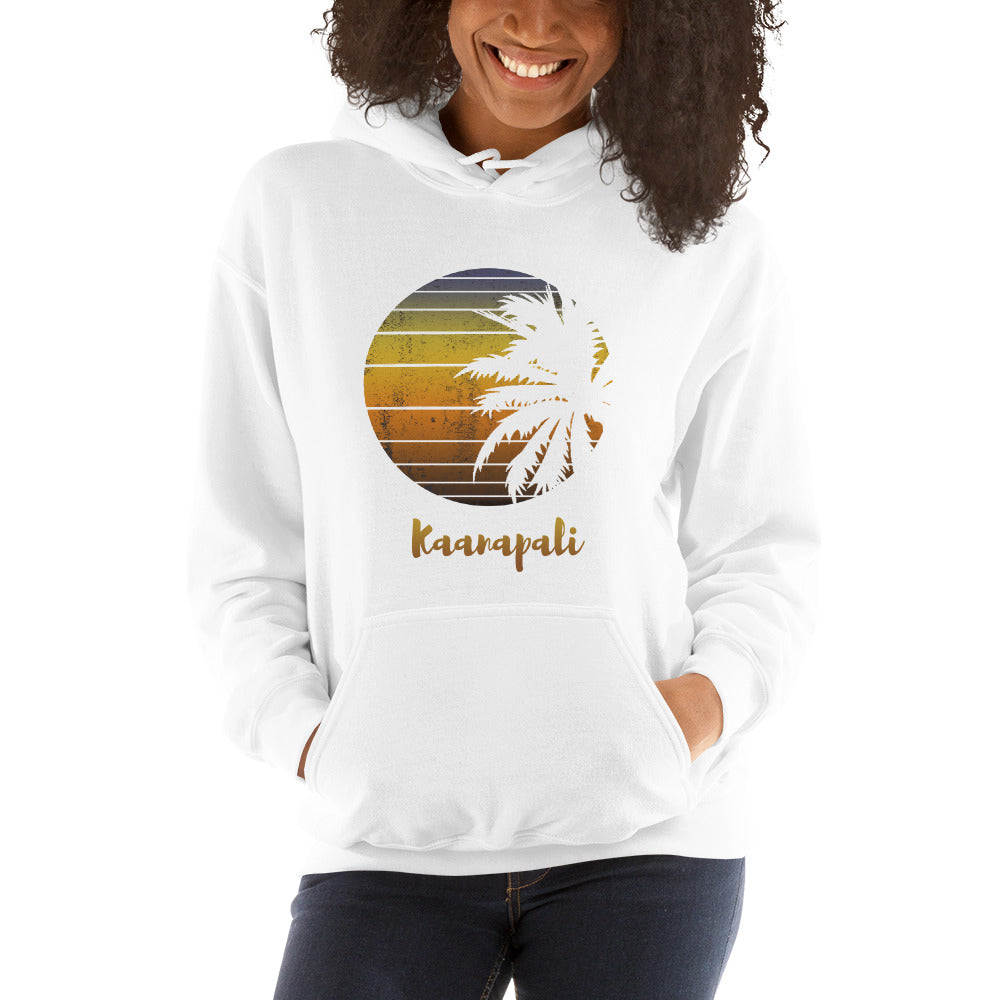 Retro Kaanapali Maui Hawaii Hawaiian Beach Vacation Souvenir Unisex Hoodie Top Sweatshirt