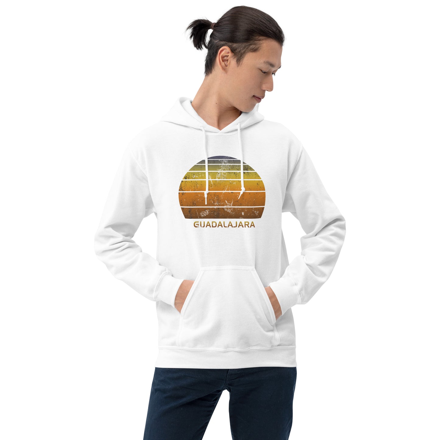 Retro Guadalajara Mexico Unisex Hoodie Top Sweatshirt