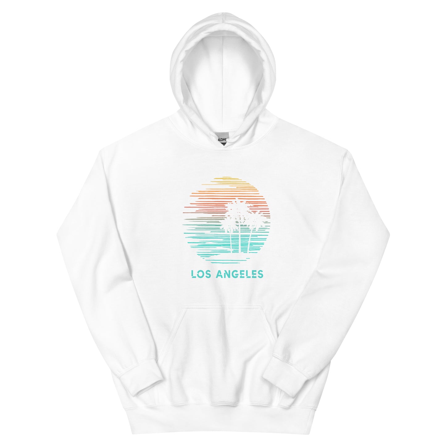 Los Angeles California Souvenir Vacation Artistic Unisex Hoodie Top Sweatshirt