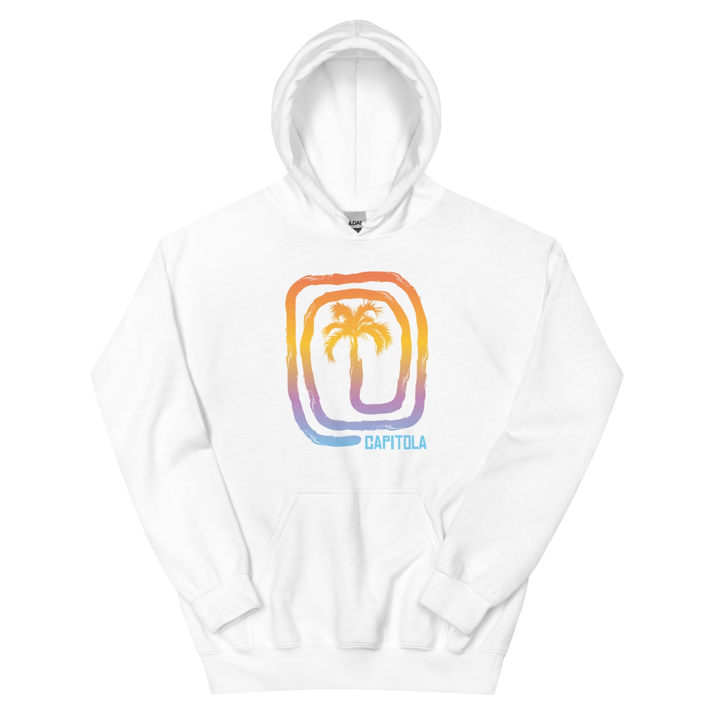 Cool Capitola California Palm Tree Souvenir Vacation Unisex Hoodie Top Sweatshirt