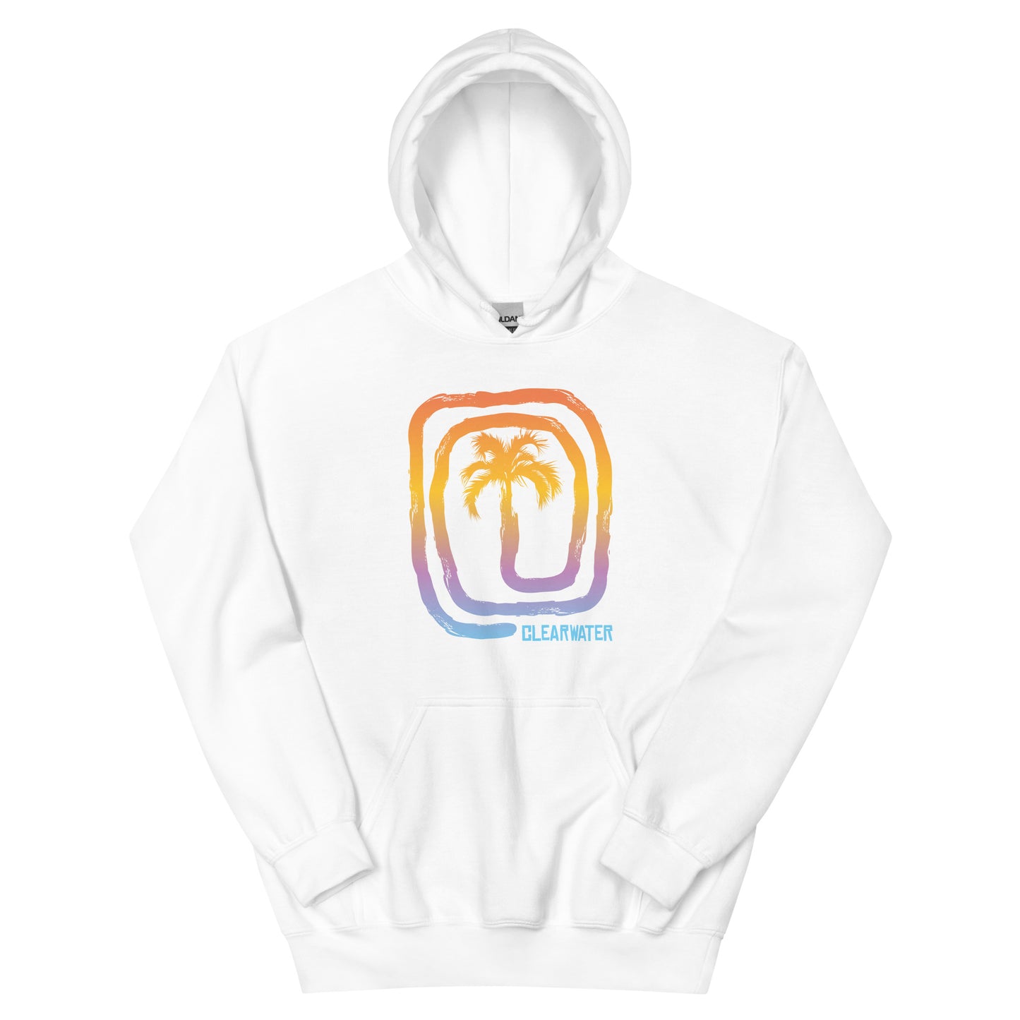 Cool Clearwater Florida Palm Tree Souvenir Vacation Unisex Hoodie Top Sweatshirt