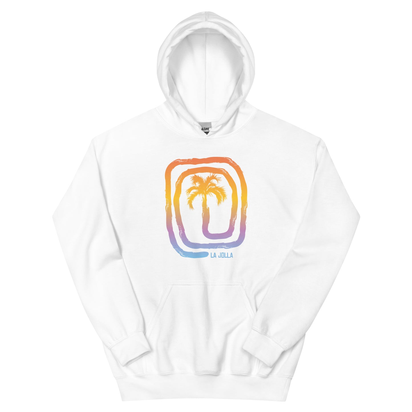 Cool La Jolla California Beach Palm Tree Vacation Souvenir Unisex Hoodie Top Sweatshirt
