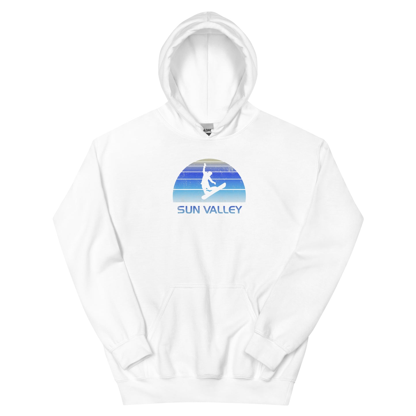 Vintage Sun Valley Idaho Snowboard Fan Ski Cool Unisex Hoodie Top Sweatshirt