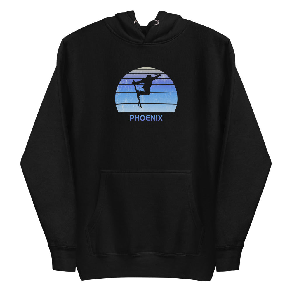Funny Ski Phoenix Arizona Skier Skiing Joke Unisex Hoodie Top Sweatshirt