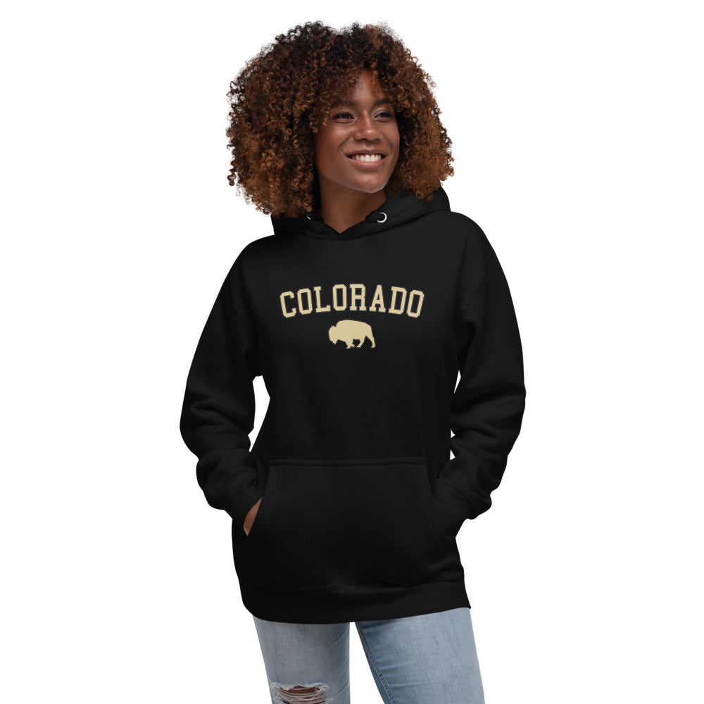 Cool State Colorado Native Buffalo Fans Unisex Hoodie Top Sweatshirt