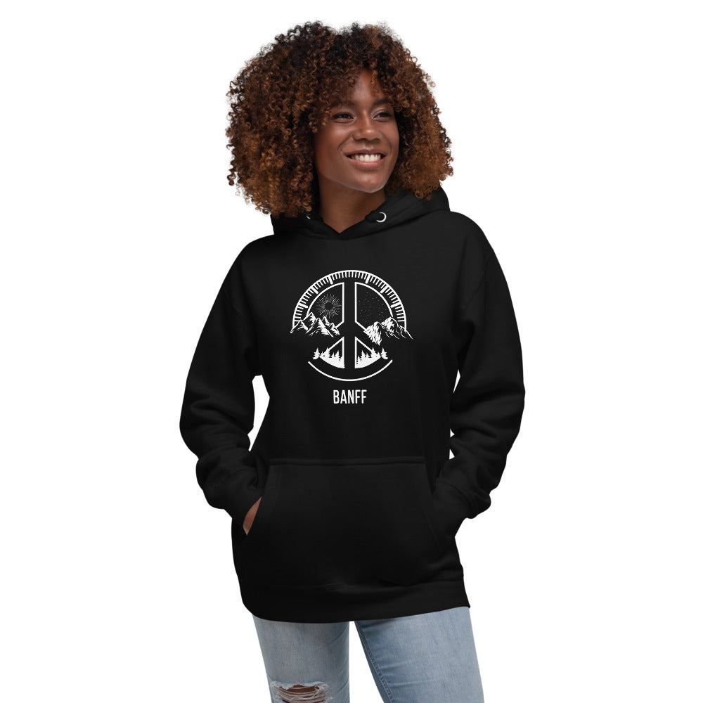 Cool Banff Canada Outdoors Fan Nature Lover Ski Unisex Hoodie Top Sweatshirt
