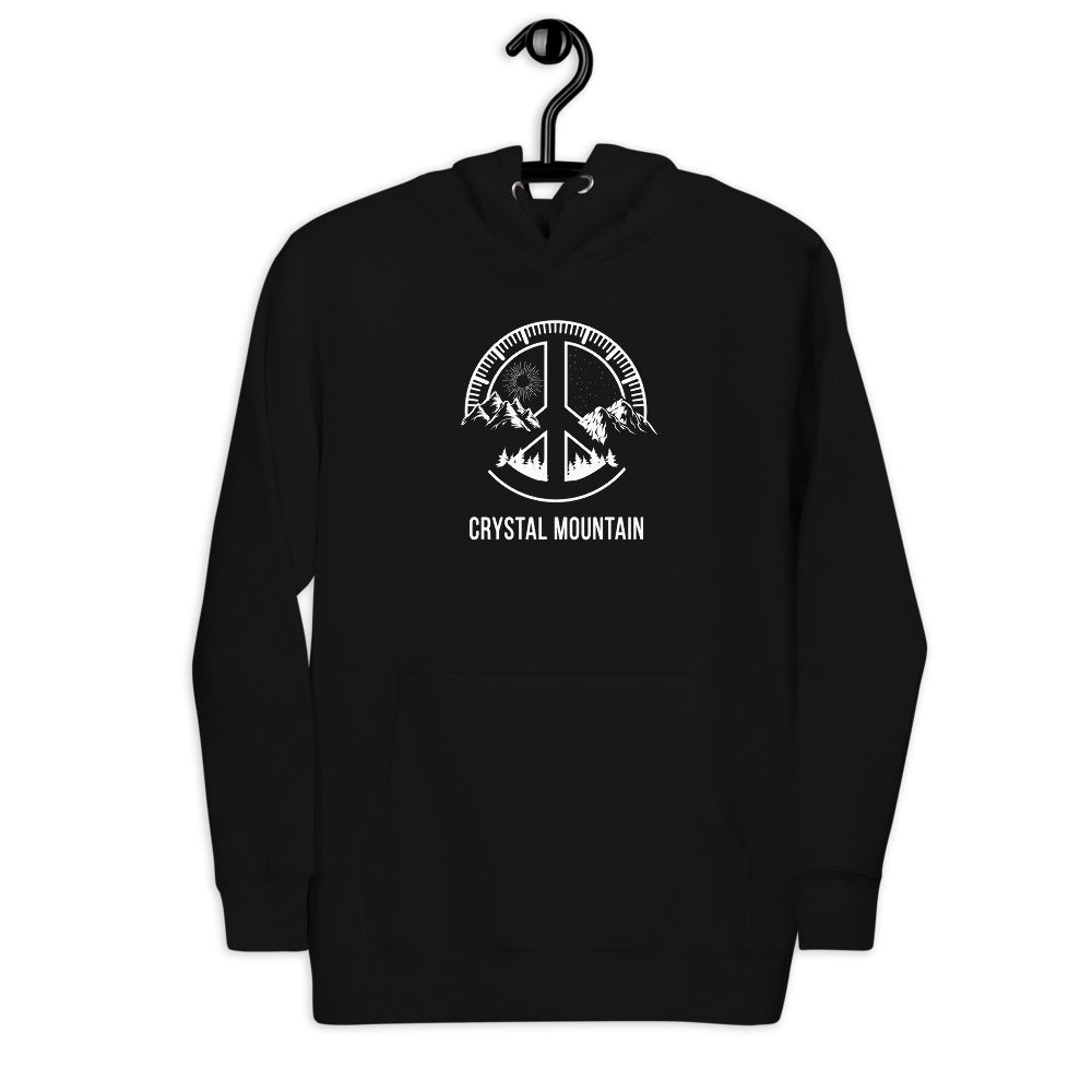 Cool Crystal Mountain Outdoors Fan Nature Lover Ski Unisex Hoodie Top Sweatshirt