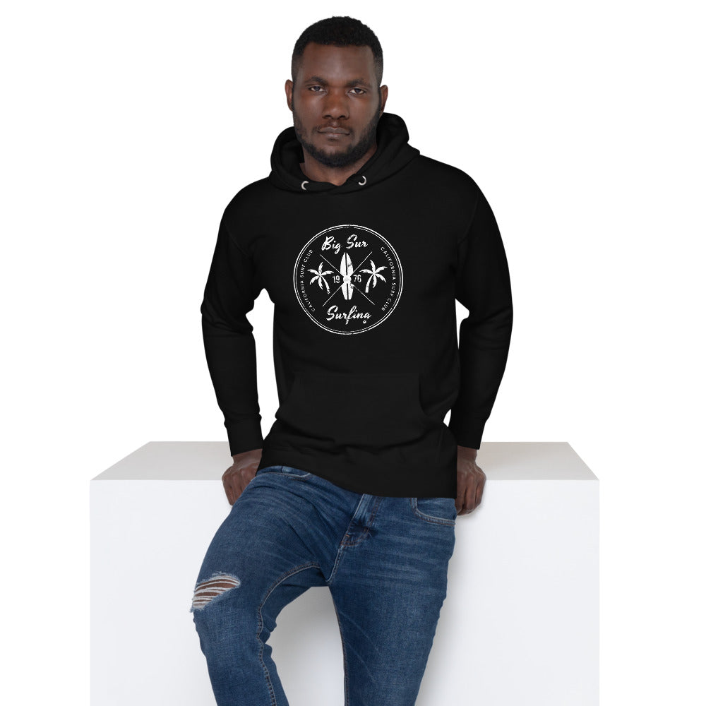 Retro Big Sur California Surfing Fan Beach Unisex Hoodie Top Sweatshirt