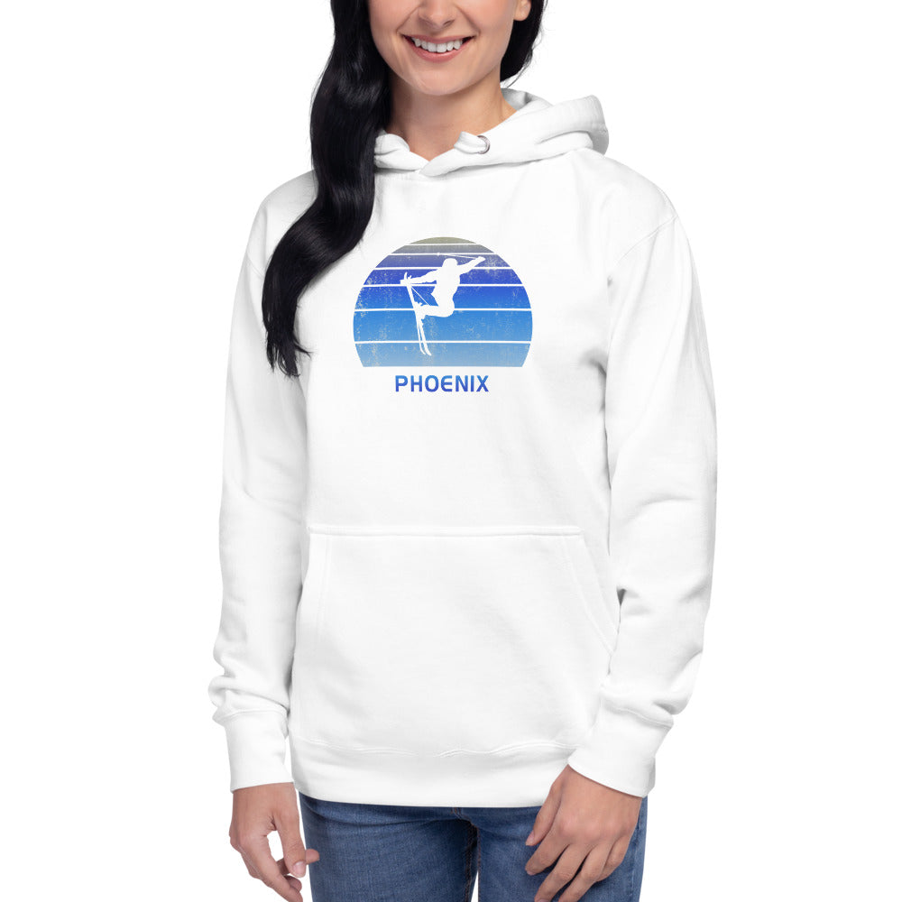 Funny Ski Phoenix Arizona Skier Skiing Joke Unisex Hoodie Top Sweatshirt