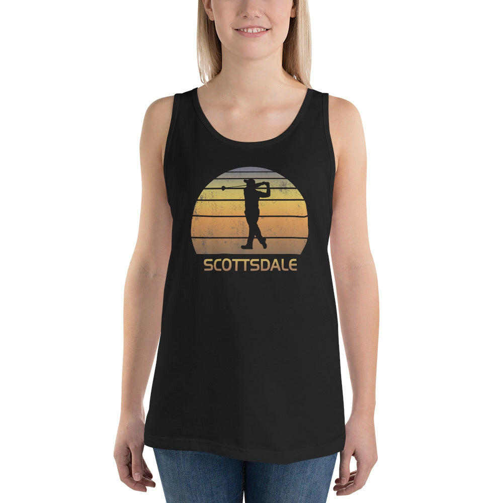 Scottsdale Arizona Golf Fan Golfer Unisex Tank Top